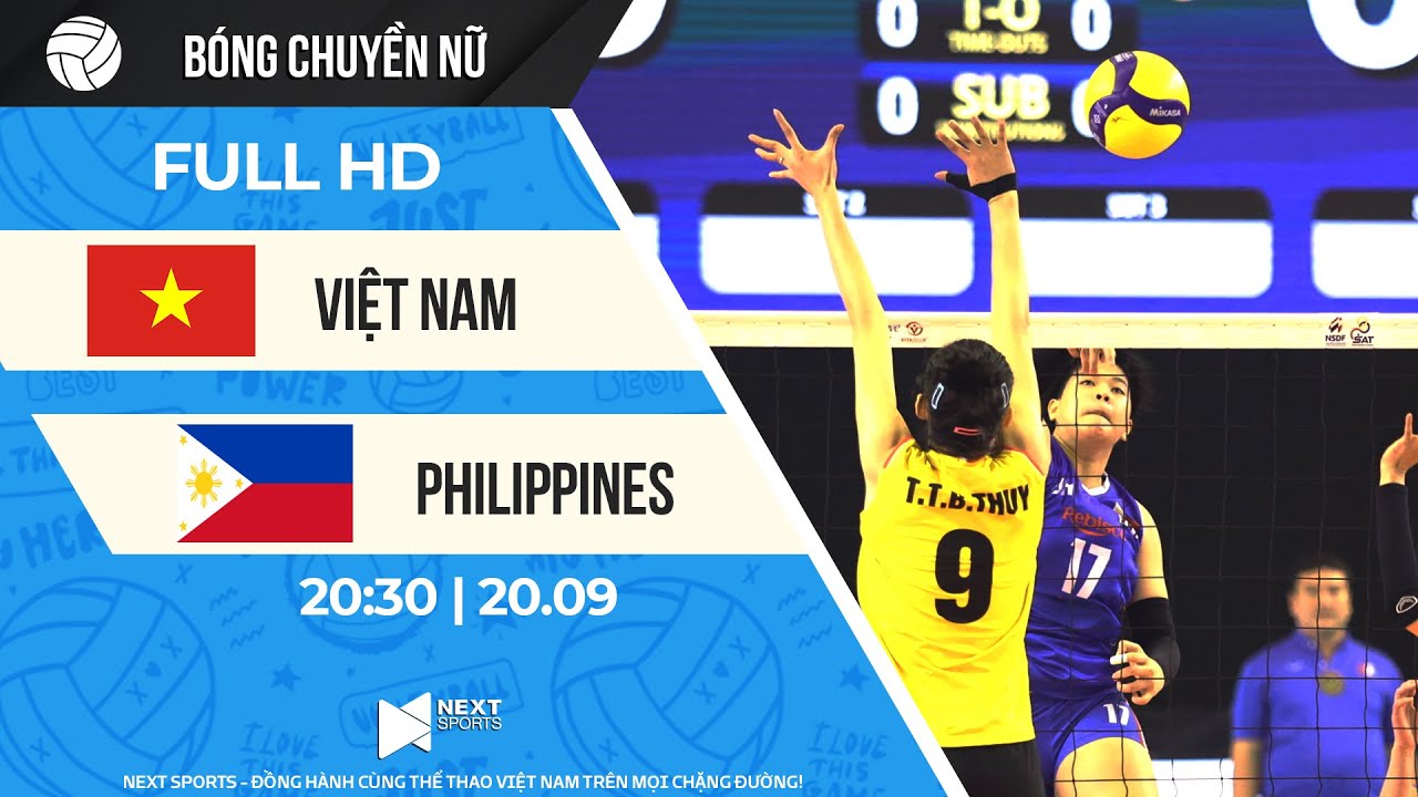 FULL HD | Việt Nam - Philippines | Đối thủ run sợ trước "Lóc bà bà" Đoàn Thị Xuân.