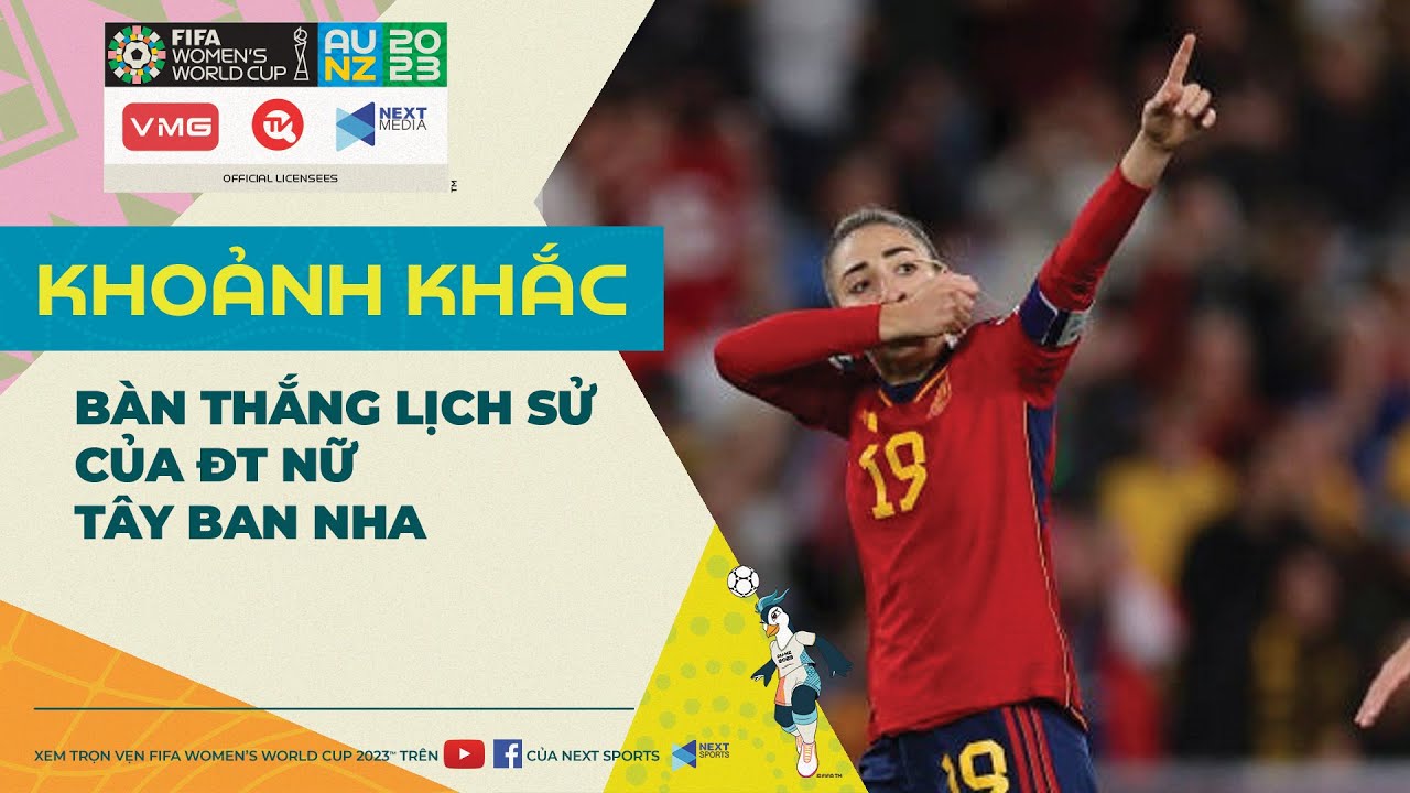 Khoảnh khắc lịch sử của ĐT nữ Tây Ban Nha ở World Cup, sau khi ghi bàn đội trưởng Carmona bật khóc!