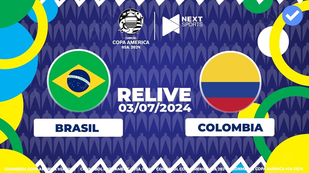 Relive | BRAZIL - COLOMBIA | Đại chiến nóng bóng, lộ diện đối thủ tứ kết | Copa America 2024