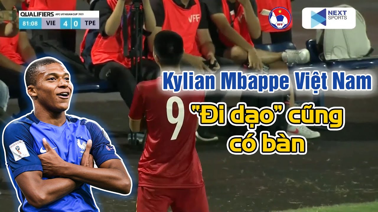 "Kylian Mbappé Việt Nam" Lê Phát đi dạo cũng đủ "làm gỏi" Đài Bắc Trung Hoa