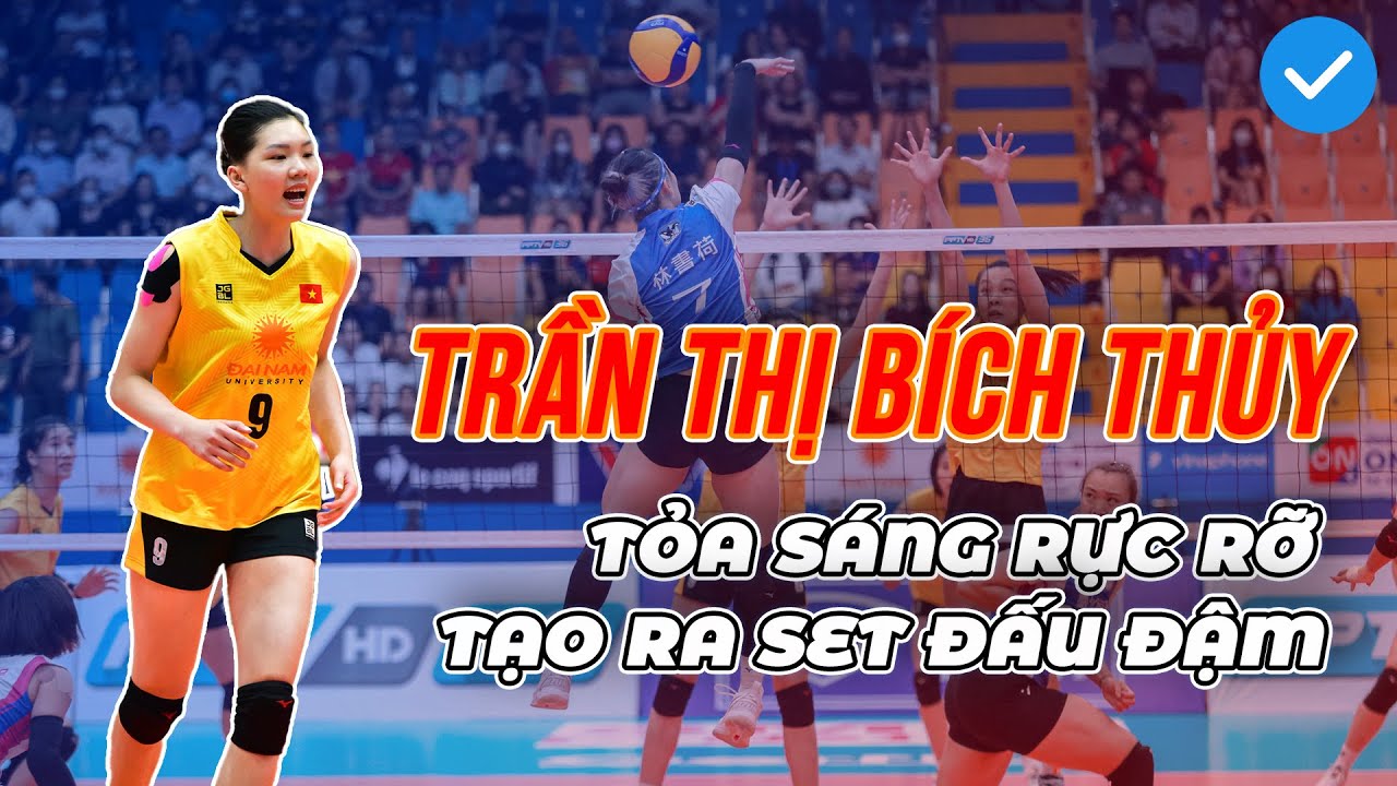 Bích Thủy chắn bóng quá chất khiến đội bóng số 1 Đài Bắc Trung Hoa nhận set thua "muối mặt"