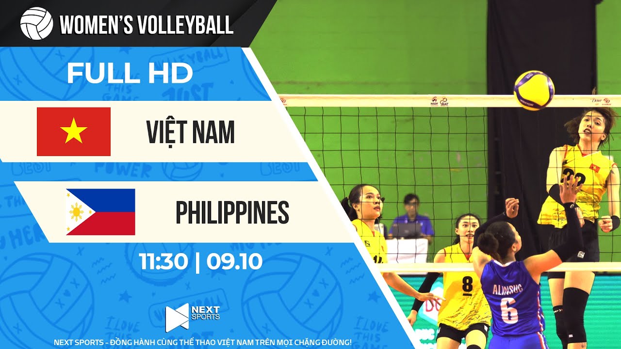 FULL HD | Việt Nam - Philippines | Khủng long Lý Luyến có ngày thi đấu tỏa sáng rực rỡ