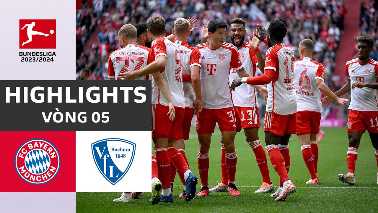 Highlights | Bayern Munich - Bochum | Kane lập hat-trick đẳng cấp, Hùm Xám nghiền nát đối thủ