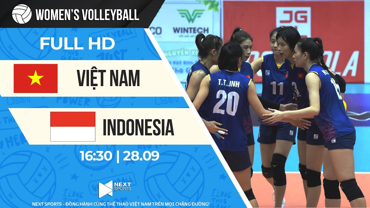 FULL HD | Việt Nam - Indonesia | Thanh Thúy, Kiều Trinh liên tục dội b.om khiến đội bạn choáng váng