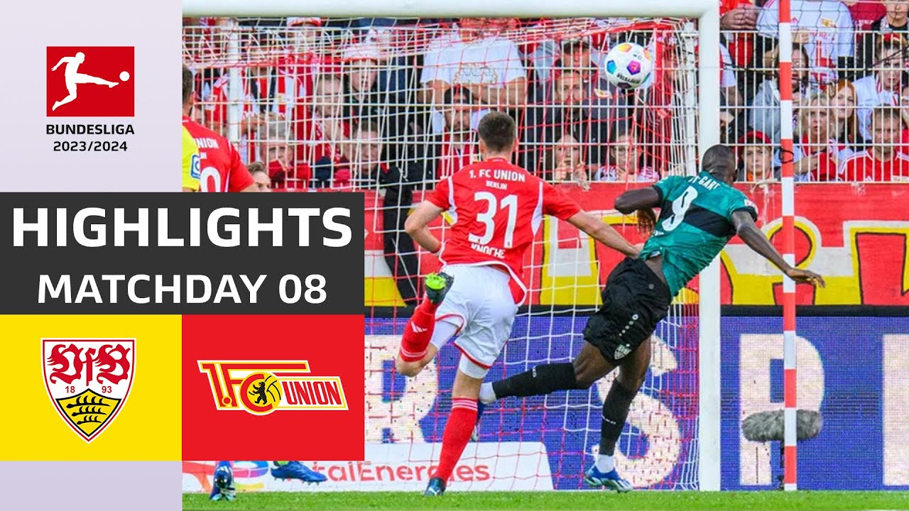 Highlights | Union Berlin vs Stuttgart | Matchday 08 Bundesliga 2023/2024