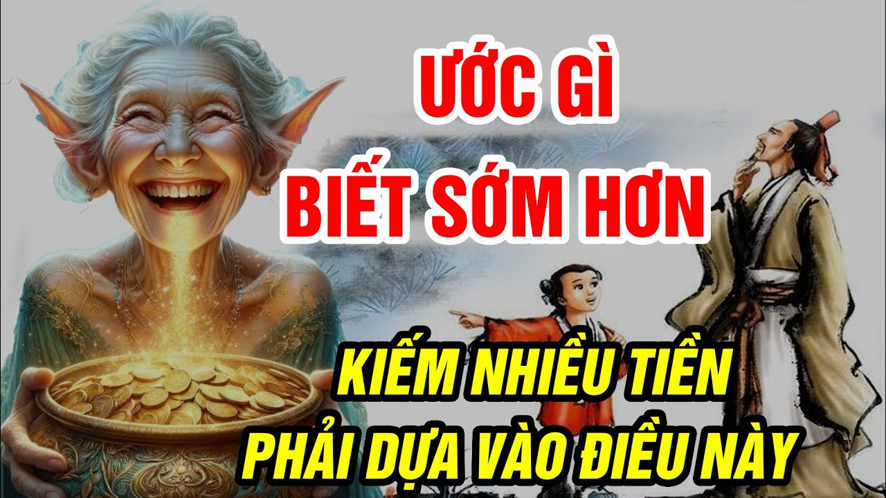 Ước gì được biết sớm hơn, kiếm tiền nhờ trí tuệ, kiếm nhiều tiền phải dựa vào điều này