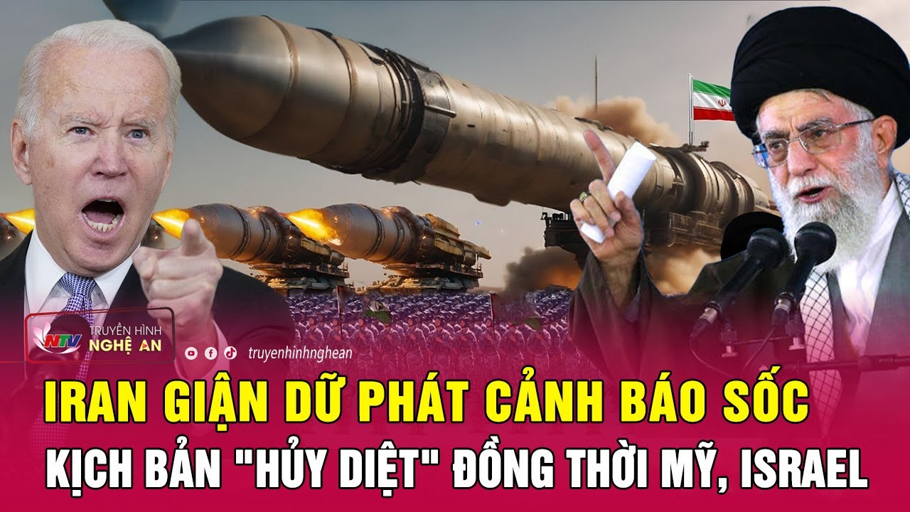 Thời sự quốc tế 15/4: Iran giận dữ phát cảnh báo sốc kịch bản "hủy diệt" đồng thời Mỹ, Israel