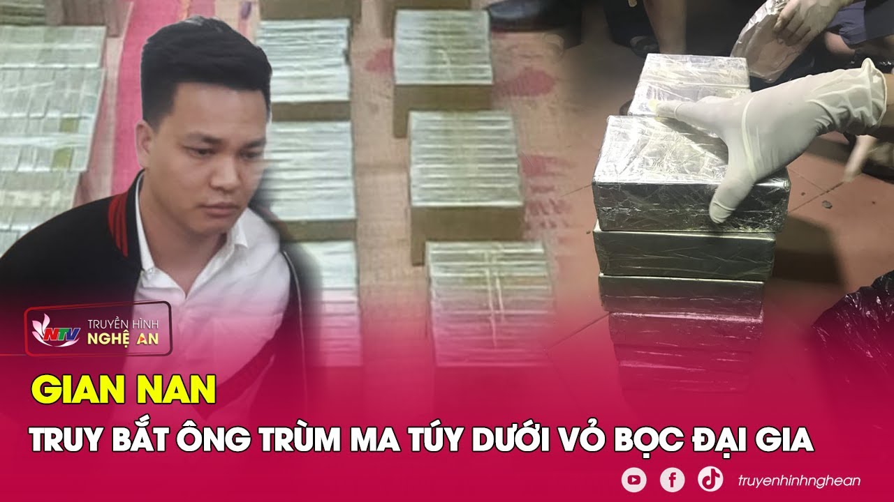 GIAN NAN truy bắt ông trùm cầm đầu đội “cửu vạn ma túy” chi đậm cho những kẻ “chết thuê” |Nghệ An TV