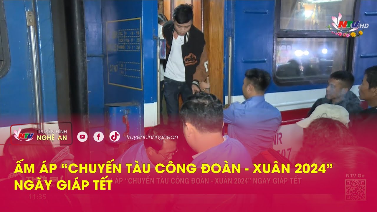 Ấm áp “Chuyến tàu Công đoàn – Xuân 2024” ngày giáp tết