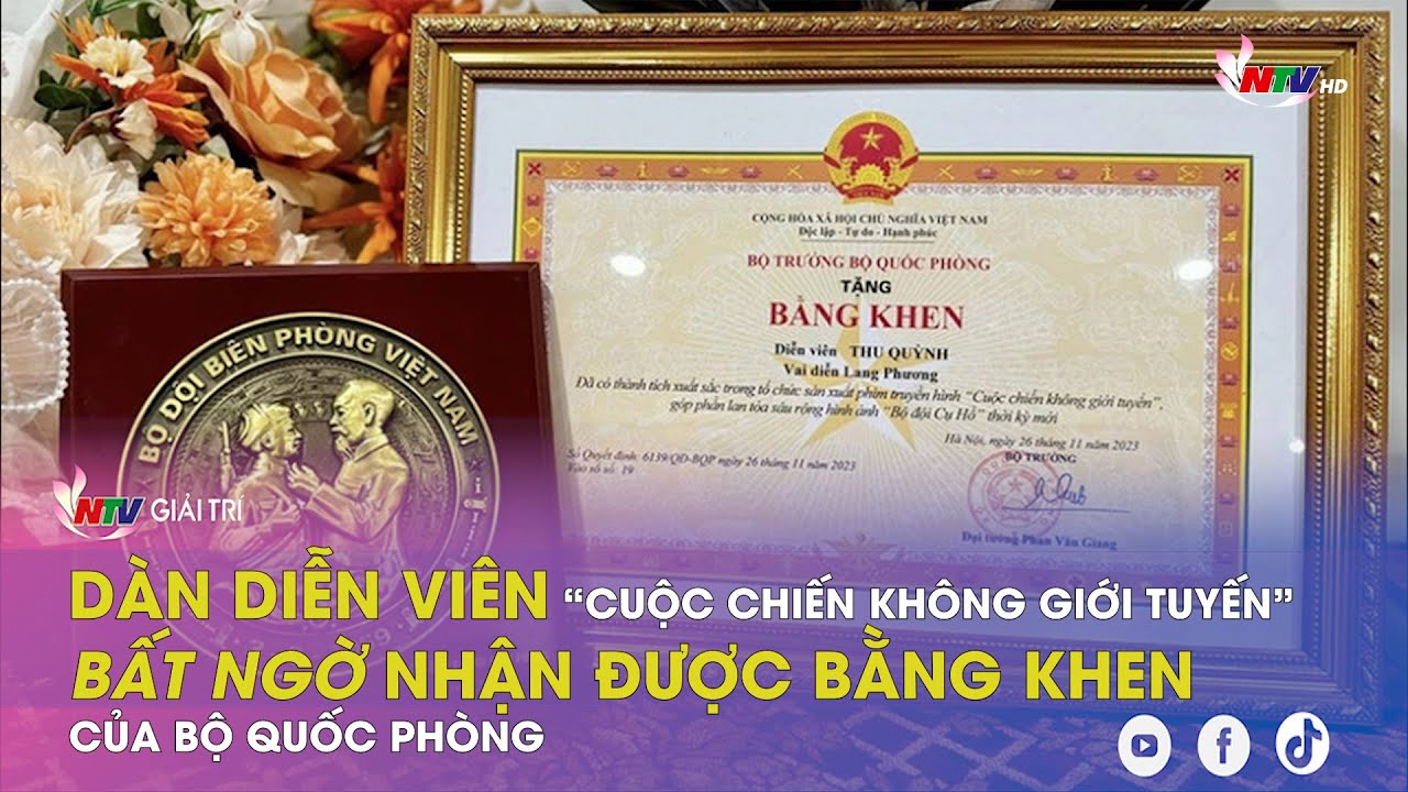 Dàn diễn viên “Cuộc chiến không giới tuyến” bất ngờ nhận được bằng khen của Bộ Quốc phòng