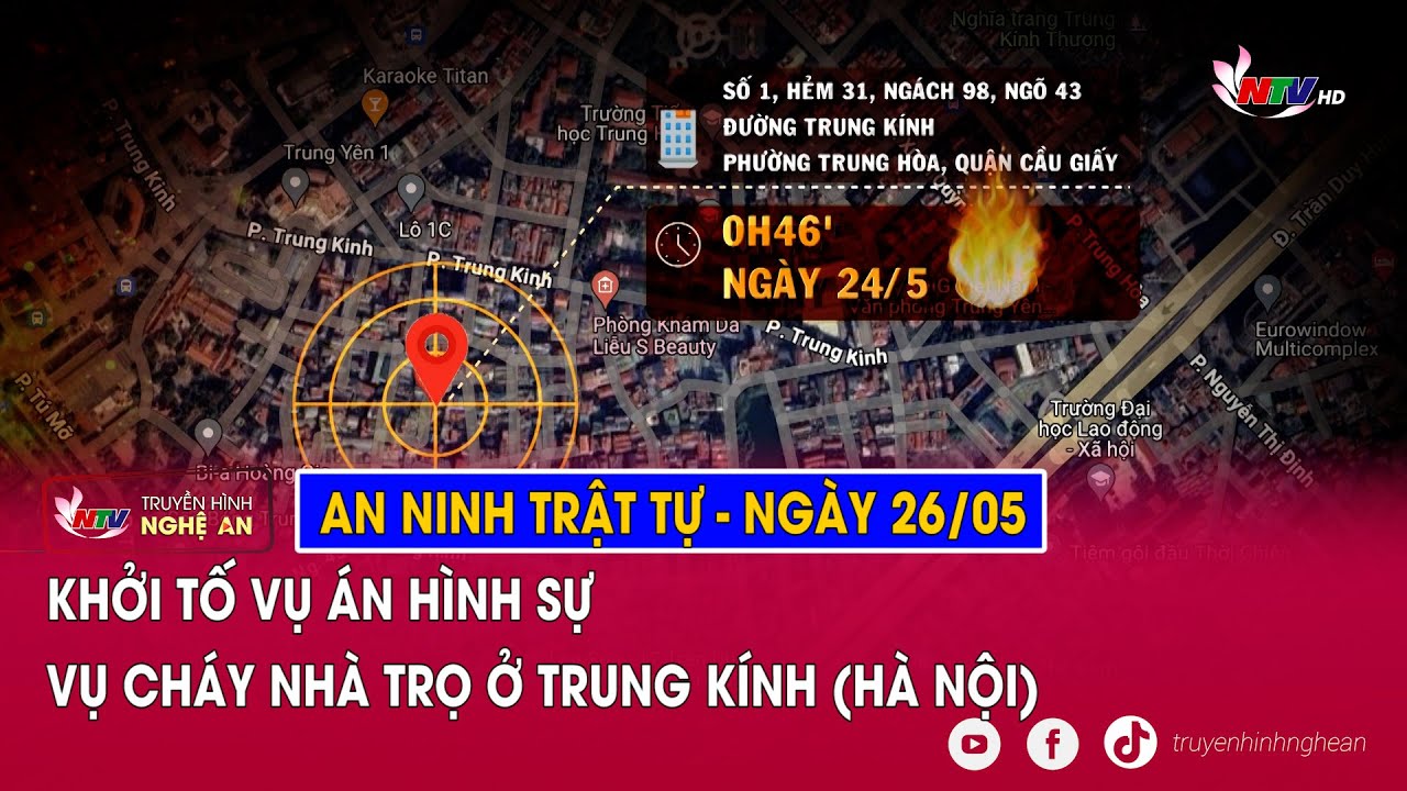 An ninh trật tự 24h - ngày 26/05: