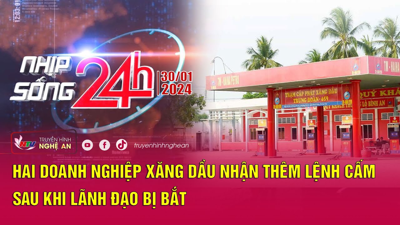 Bản tin Nhịp sống 24h - 30/01/2024