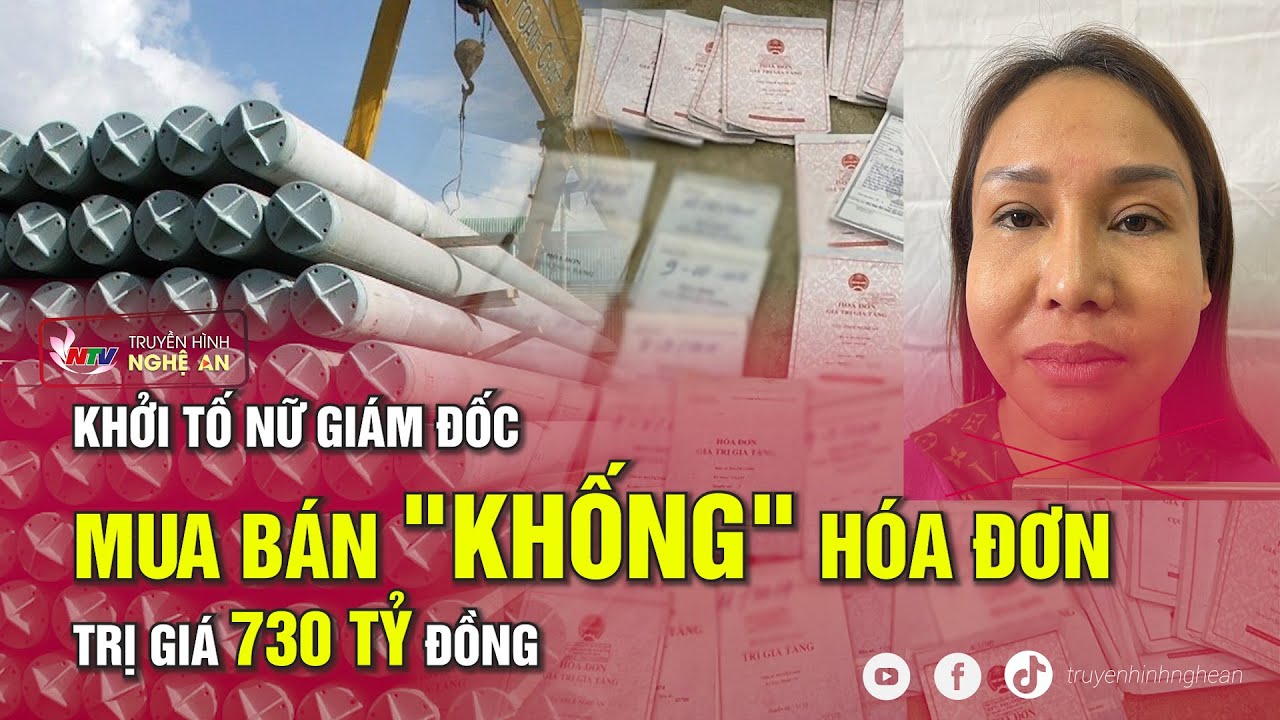 Khởi tố nữ giám đốc mua bán "khống" hóa đơn trị giá 730 tỷ đồng