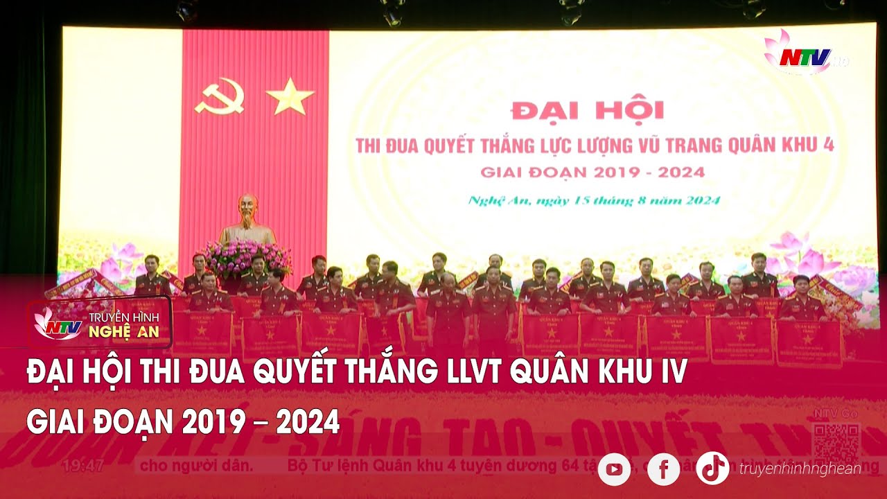 Đại hội Thi đua Quyết thắng LLVT Quân khu IV giai đoạn 2019 – 2024