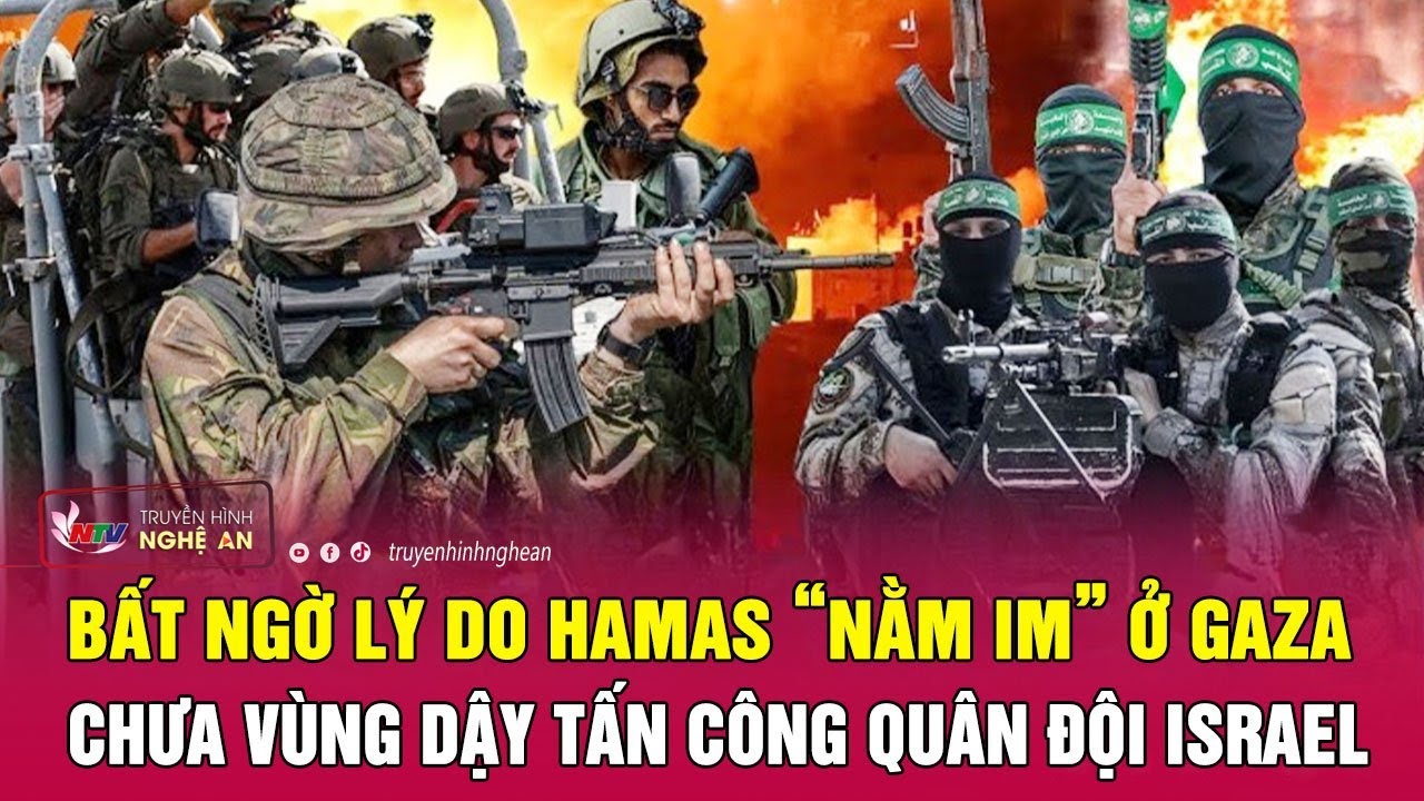 Bất ngờ lý do Hamas “nằm im” ở Gaza, chưa vùng dậy tấn công quân đội Israel | Nghệ An TV