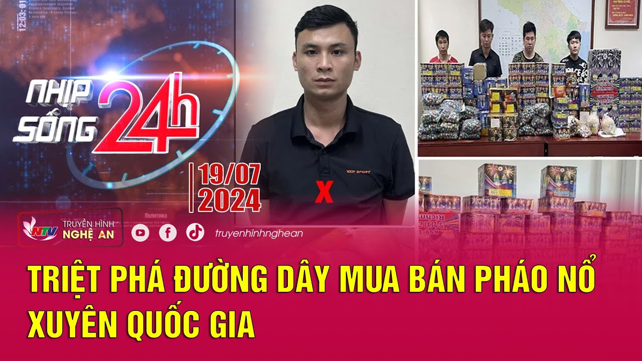 Bản tin Nhịp sống 24h - 19/07/2024