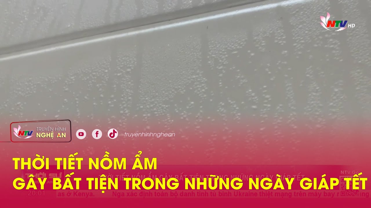 Thời tiết nồm ẩm gây bất tiện trong những ngày giáp Tết