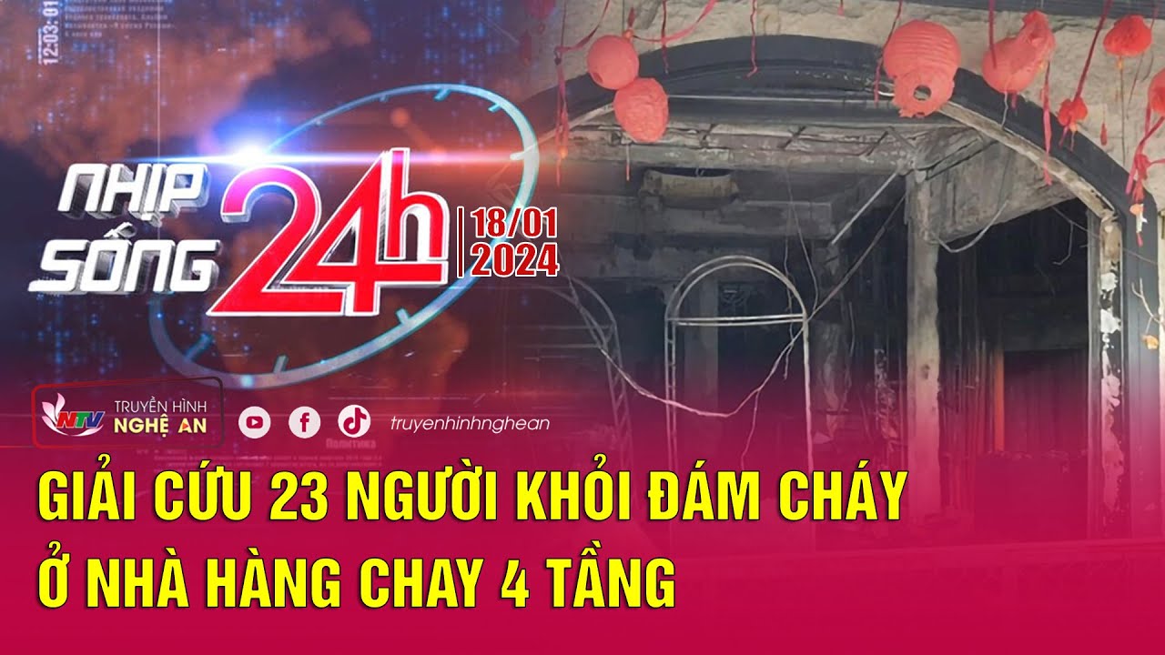 Bản tin Nhịp sống 24h - 18/01/2024