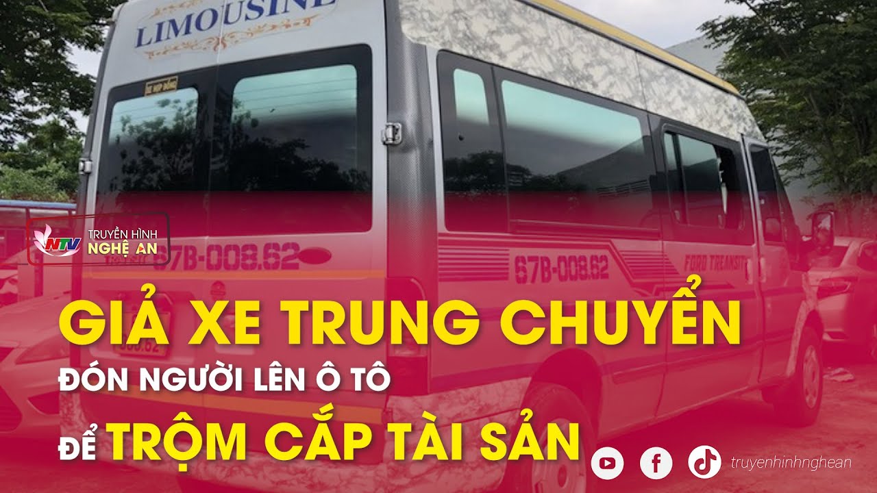 Giả xe trung chuyển đón người lên ô tô để trộm cắp tài sản