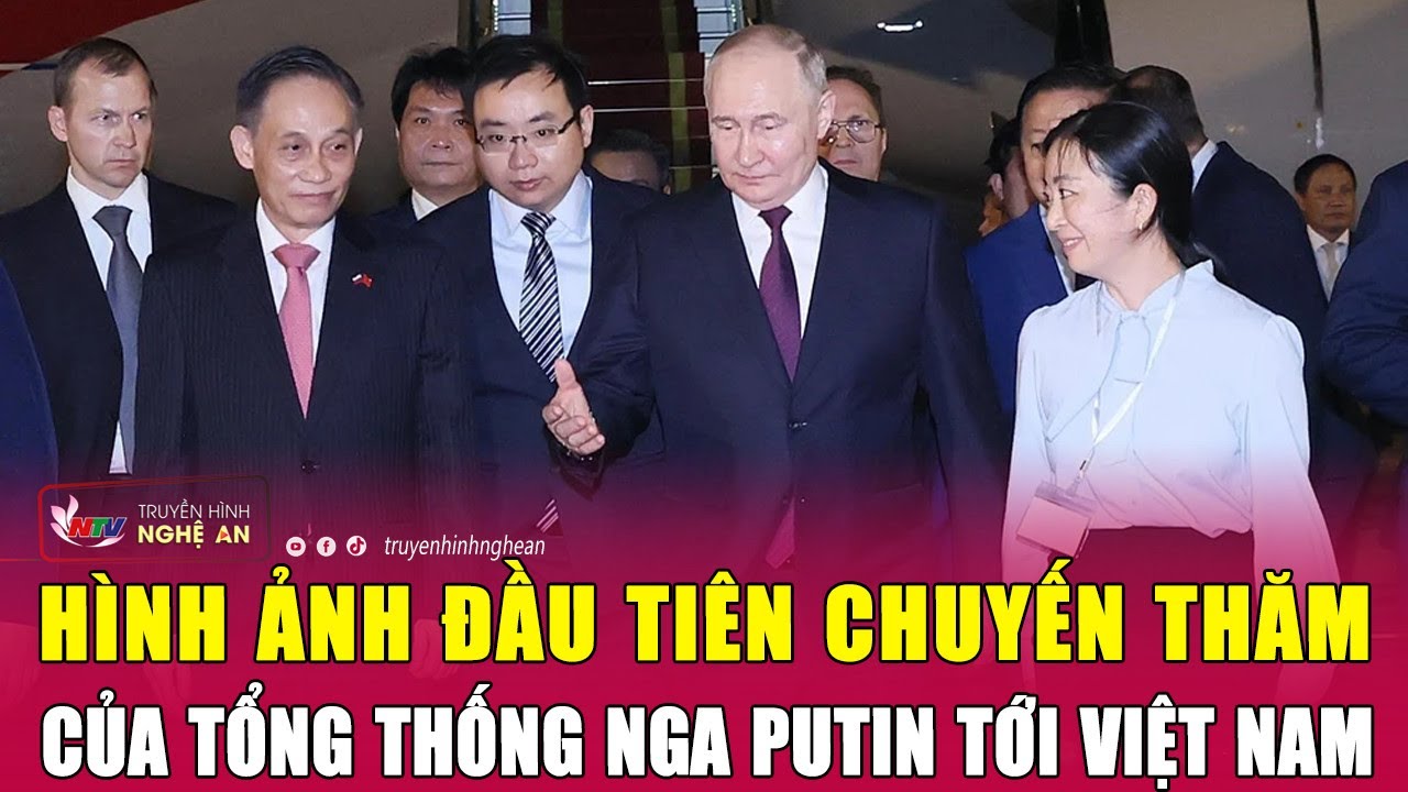 Hình ảnh đầu tiên chuyến thăm của Tổng thống Nga Putin tới Việt Nam