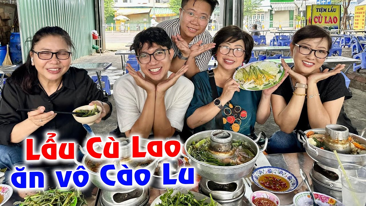 Lẩu Cù Lao 169k cho 4 người ăn, quán không cho nhậu, nhân viên là sinh viên, Quán ở đâu? Cù Lao nào?