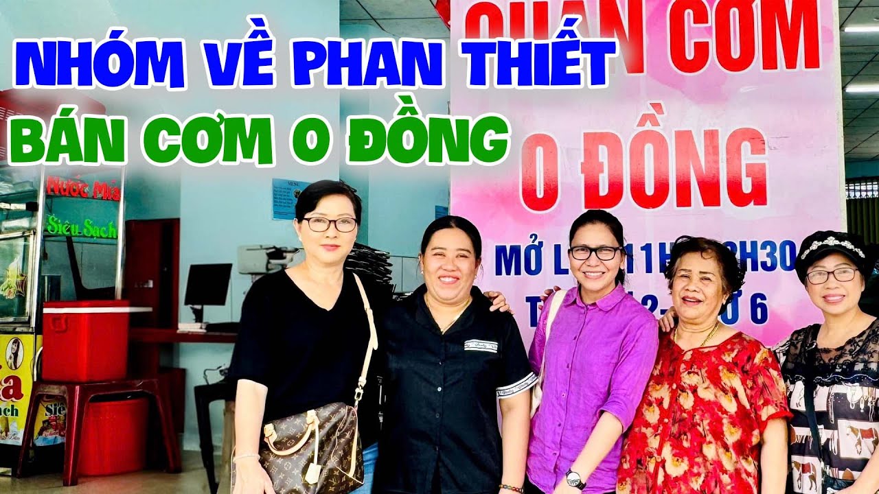 Nhóm về Phan Thiết bán CƠM 0 ĐỒNG, bán 30 p hết 400 phần cơm . Giúp bà con cơ nhỡ có bửa ăn ngon