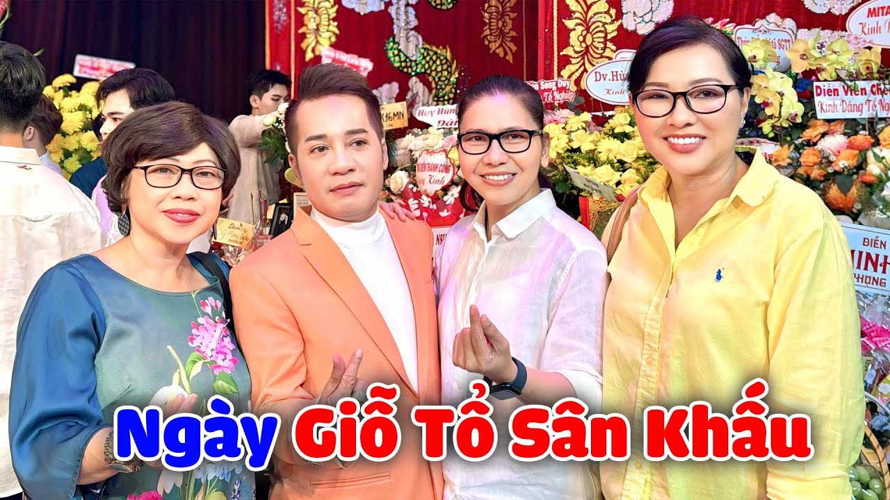 ĐẾN NGÀY GIỖ TỔ SÂN KHẤU , ĐỒNG NGHIỆP TŲ HỌP VỀ THÀNH KÍNH CÚNG TỔ