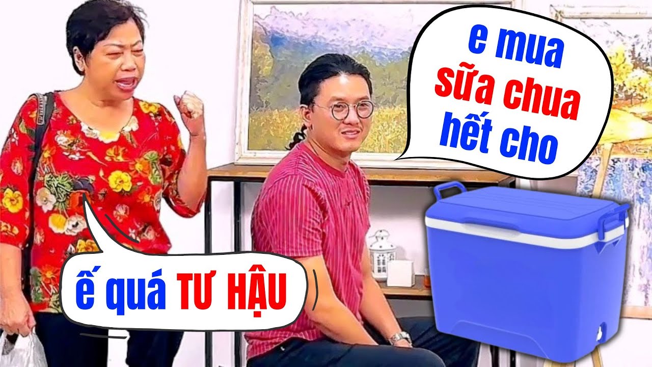 QUÁCH NGỌC TUYÊN (4 HẬU film Lật mặt ) giải cứu sữa chua Ế cho C PHI PHỤNG