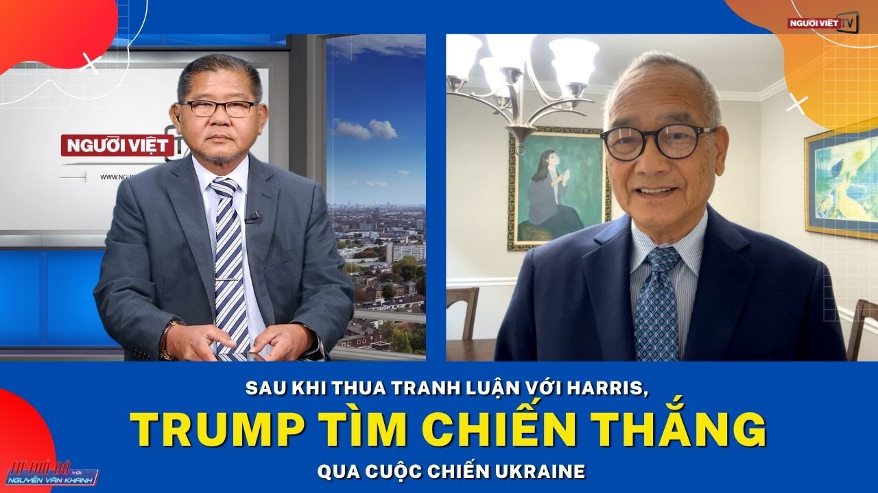 Sau khi thua tranh luận với Harris, Trump tìm chiến thắng qua cuộc chiến Ukraine