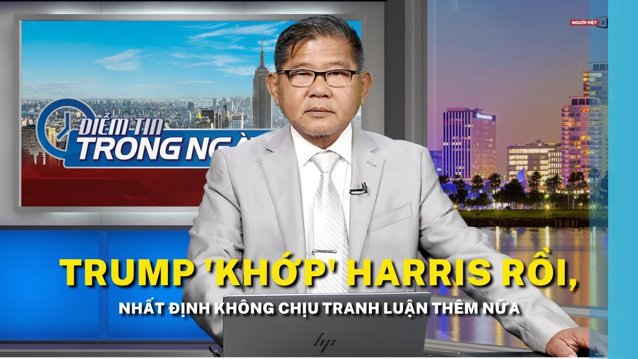 Trump 'khớp' Harris rồi, nhất định không chịu tranh luận thêm nữa