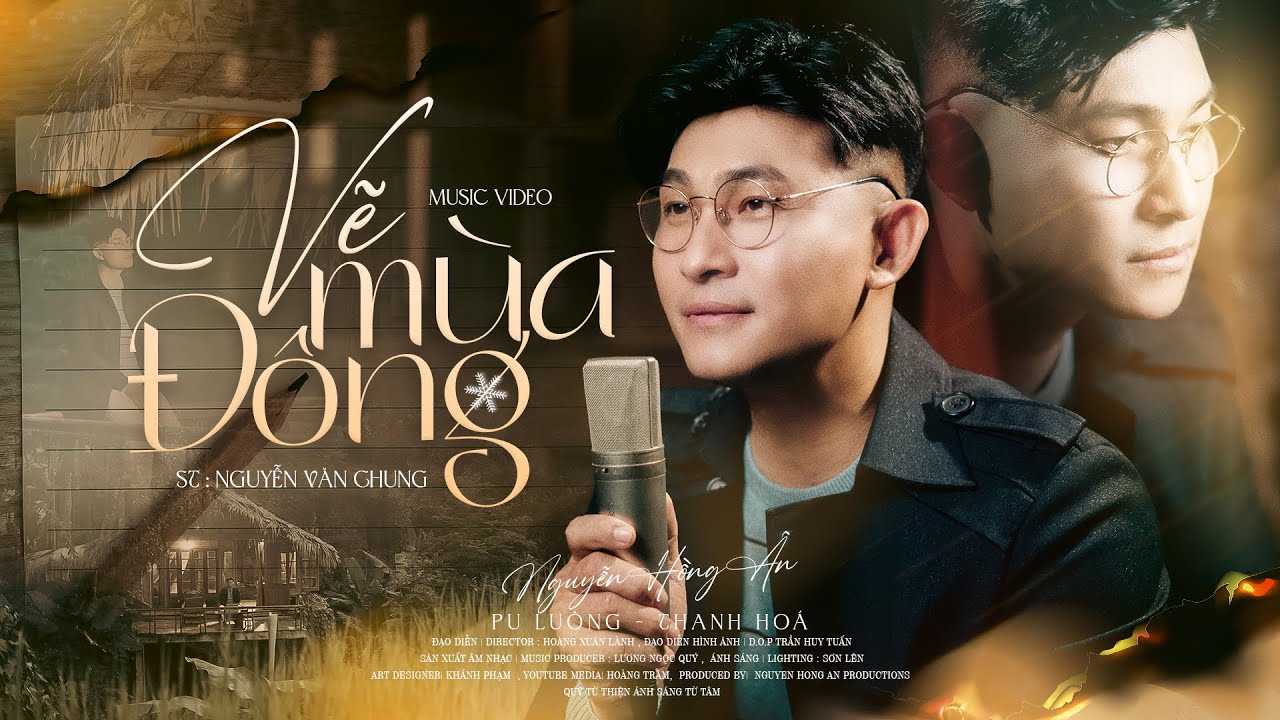 VẼ MÙA ĐÔNG - NGUYỄN HỒNG ÂN | Tình Khúc Mùa Đông Hay Nhất - ST: Nguyễn Văn Chung (MV 4K)