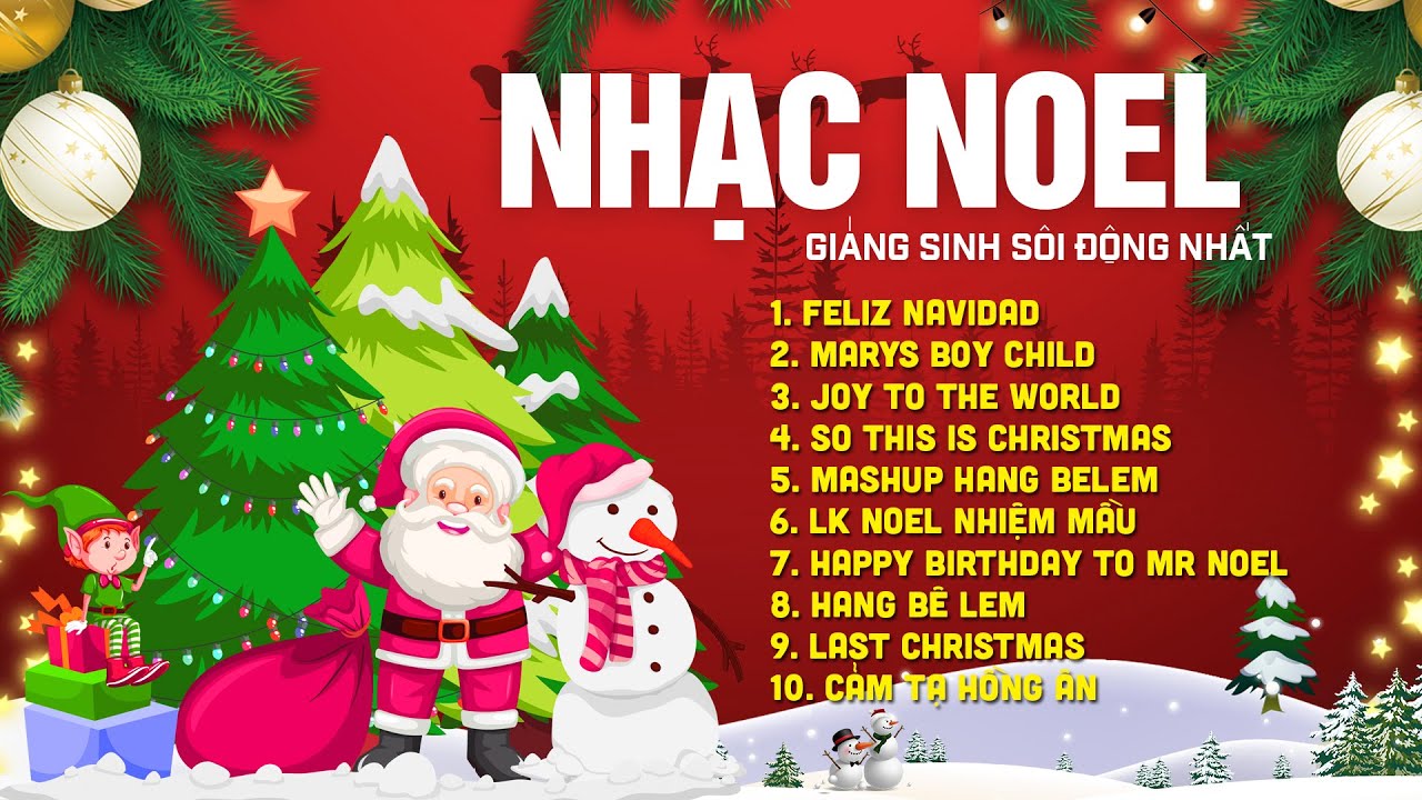 Top 100 Nhạc NOEL Giáng Sinh Remix Mới Nhất ▻ Feliz Navidad, Nhạc Giáng Sinh Sôi Động Hay Nhất 2024