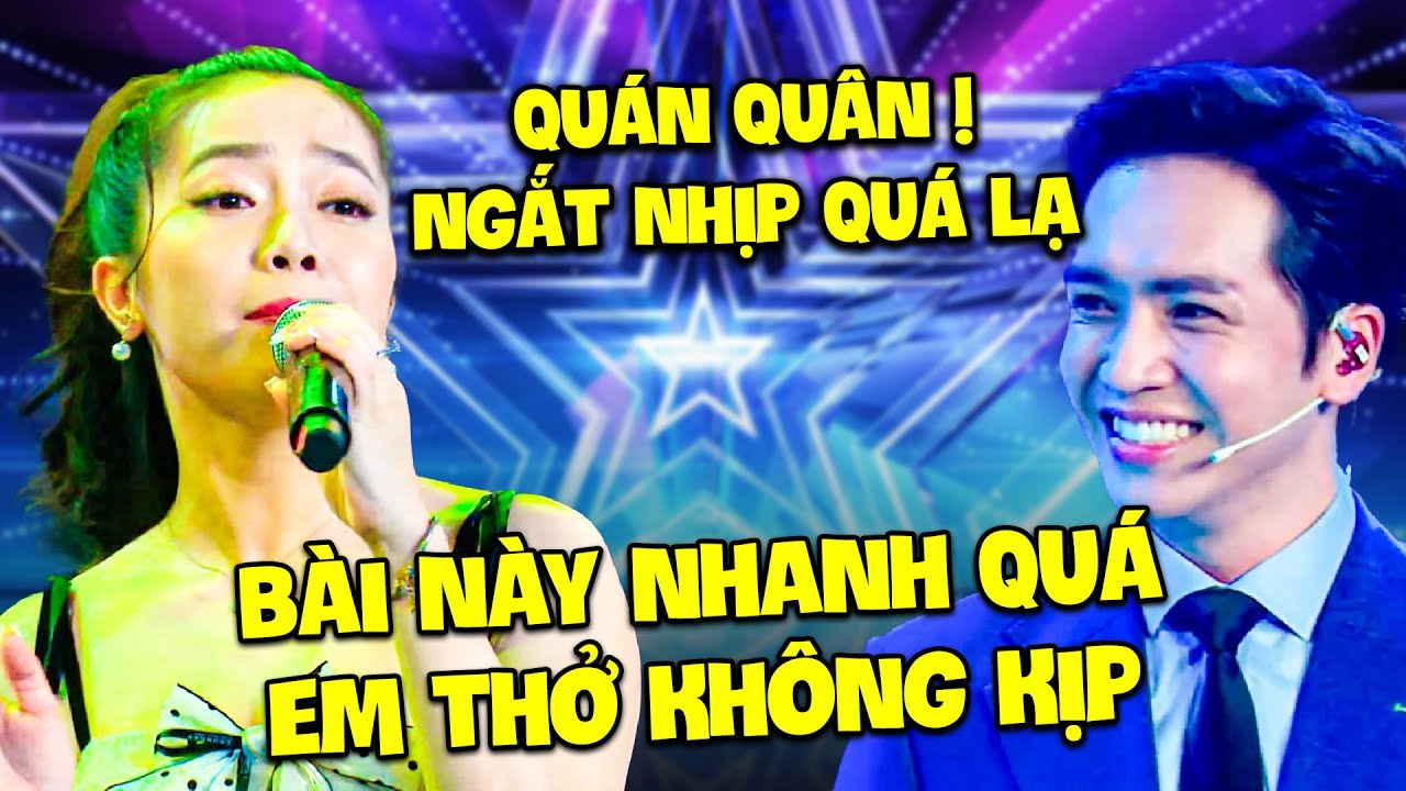 Cô Gái 16 Tuổi NGẮT NHỊP CỰC ĐỈNH vì "EM HÁT KHÔNG KỊP THỞ" GK ĐẶC CÁCH QUÁN QUÂN | Song Ca Giấu Mặt