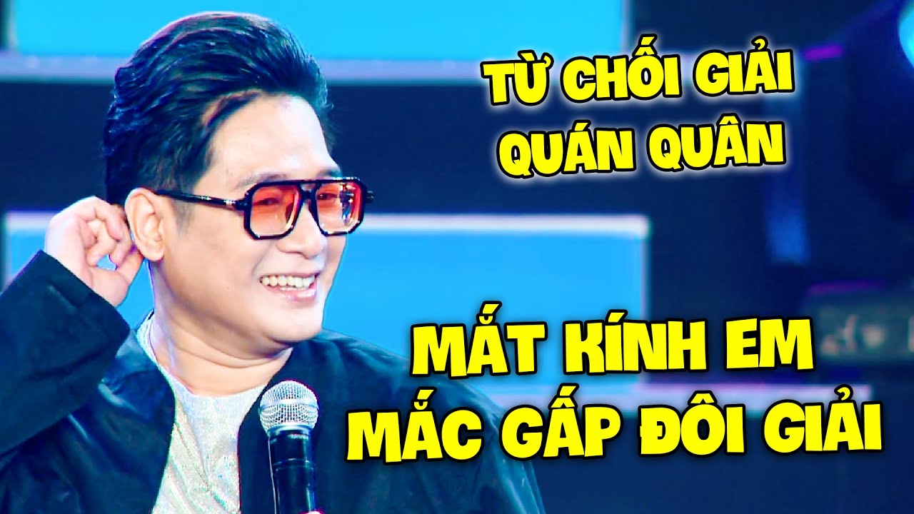 Chủ tịch TỪ CHỐI GIẢI QUÁN QUÂN vì "KÍNH EM MẮC GẤP ĐÔI GIẢI" khiến GK ĐỨNG HÌNH | Song Ca Giấu Mặt