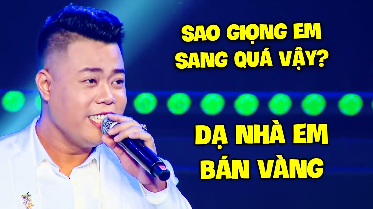 CHẤN ĐỘNG thí sinh giọng SANG CHẢNH LẠ khiến GK KINH NGẠC vì "NHÀ EM BÁN VÀNG" | Song Ca Giấu Mặt