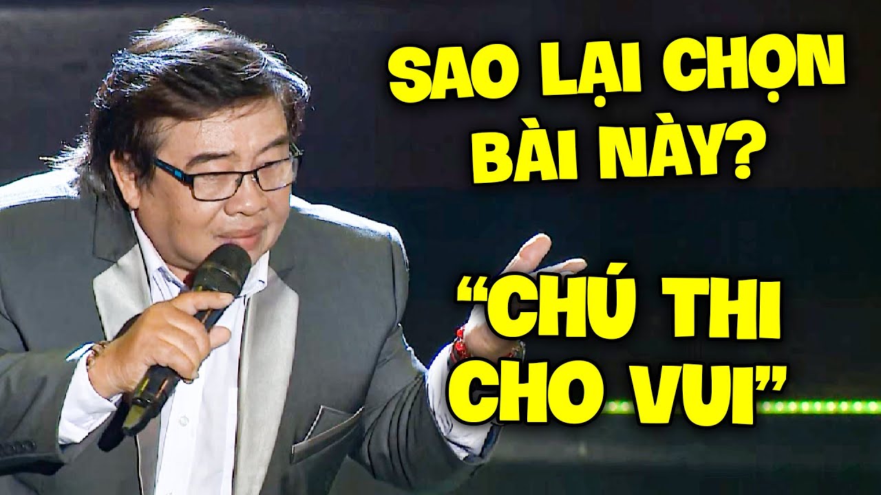 Ông chú "CHỌN BÀI KHÓ NHẤT" bị GIÁM KHẢO NGĂN CẢN ai ngờ HÁT HAY HÚ HỒN giám khảo CHỈ BIẾT CƯỜI TRỪ