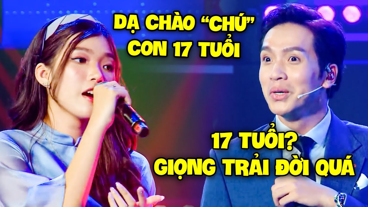 Bé gái 17 tuổi GIỌNG CỰC TRẢI ĐỜI khiến Bạch Công Khanh HÚ HỒN vì bị gọi là "CHÚ" | SONG CA GIẤU MẶT