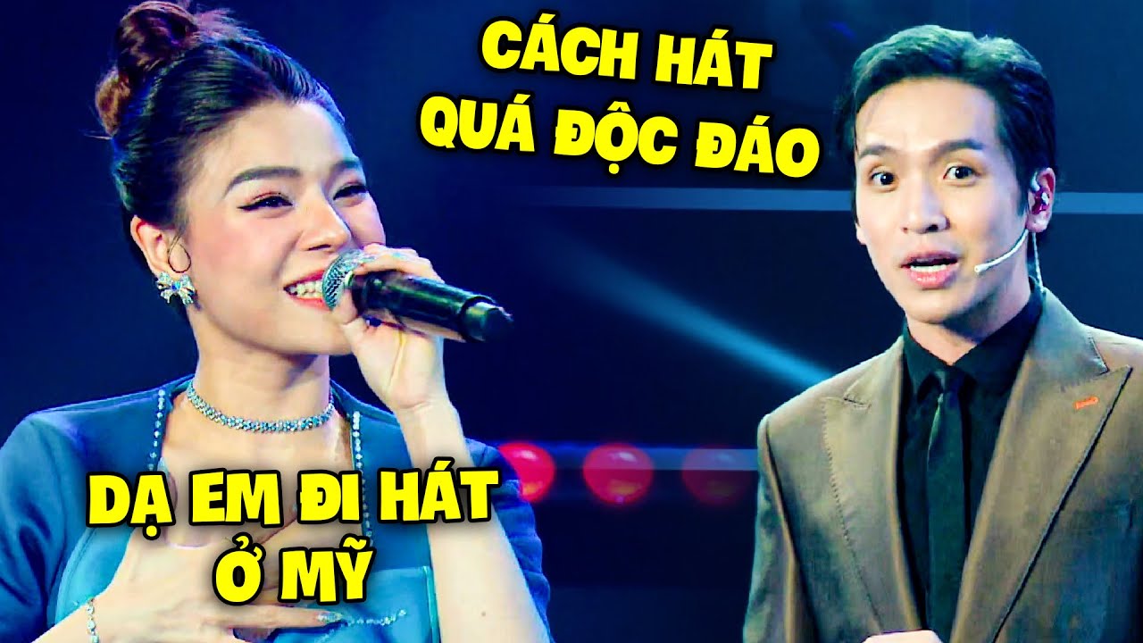 Thí sinh HÁT QUÁ ĐỘC ĐÁO khiến GK KINH NGẠC khi biết "EM ĐI HÁT Ở MỸ" | SONG CA GIẤU MẶT