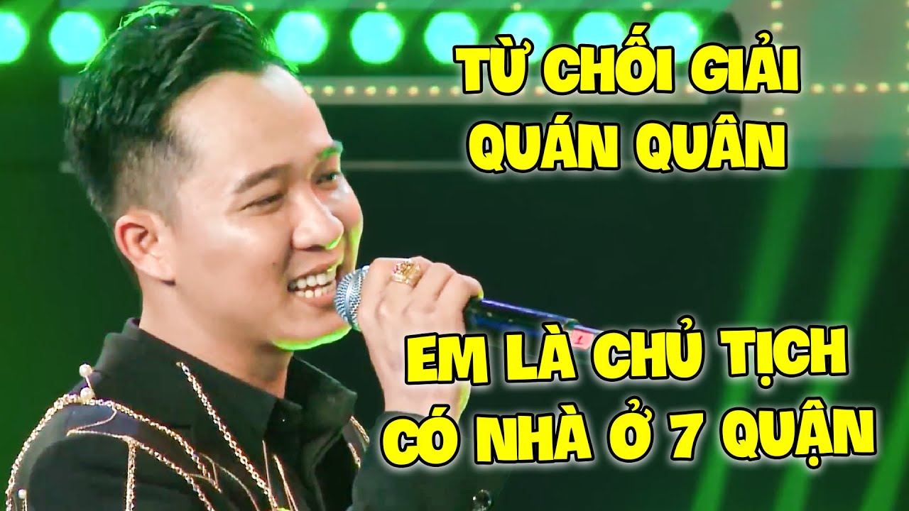 CHẤN ĐỘNG thí sinh TỪ CHỐI GIẢI QUÁN QUÂN "EM LÀ CHỦ TỊCH đi thi HÁT CHO SƯỚNG" | Song Ca Giấu Mặt