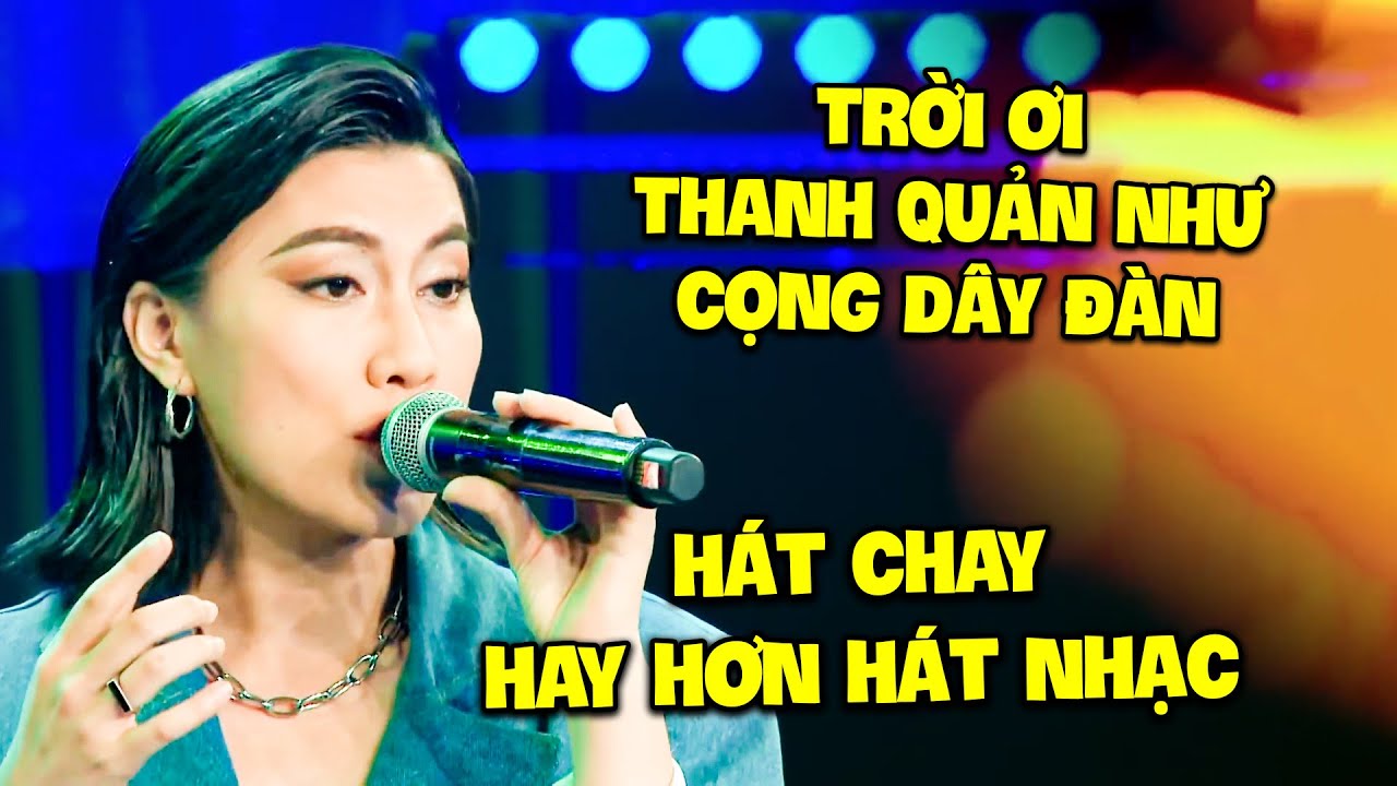 CỰC SỐC thí sinh THANH QUẢN NHƯ DÂY ĐÀN GK TÊ TÁI vì HÁT CHAY HAY HƠN HÁT NHẠC | Song Ca Giấu Mặt