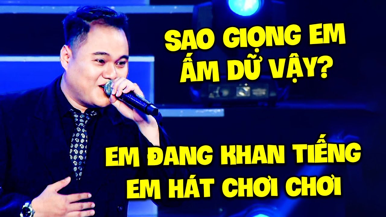 Cả khán đài GIẬT THÓT vì thí sinh "EM ĐANG KHAN TIẾNG" hát GIỌNG ẤM KỲ LẠ | Song Ca Giấu Mặt