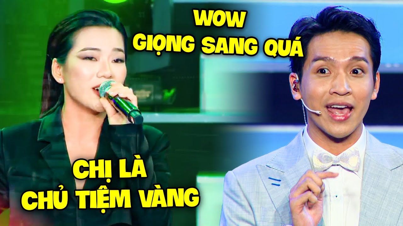 Chị gái GIỌNG CỰC SANG khiến Bạch Công Khanh BẬT NGỬA vì "CHỊ LÀ CHỦ TIỆM VÀNG" | SOG CA GIẤU MẶT