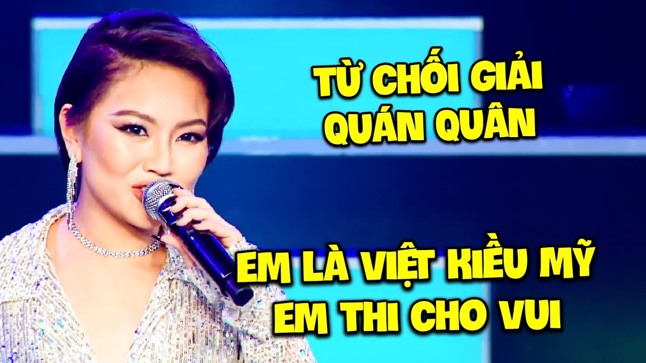 CHẤN ĐỘNG Việt Kiều Mỹ "EM THI CHO VUI" sắp nhận giải ĐÒI BỎ VỀ vì SỢ TRỄ CHUYẾN BAY