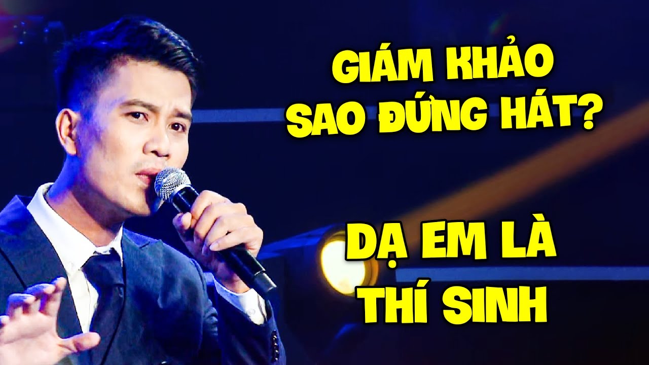 Chàng trai HÁT CHẤN ĐỘNG cả khán đài vì HÁT NHƯ GIÁM KHẢO ai dè "EM ĐI THI" | Song Ca Giấu Mặt