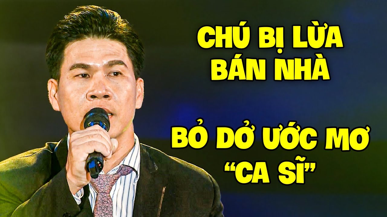 ÔNG CHÚ HÁT NHƯ CA SĨ bỏ dở ước mơ vì BỊ LỪA BÁN NHÀ khiến ai cũng BẬT KHÓC | CA SĨ THẦN TƯỢNG