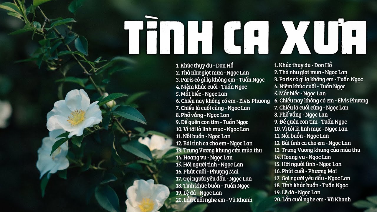 TÌNH CA XƯA ĐỂ ĐỜI - HAY MỌI THỜI ĐẠI - LK Khúc Thụy Du, Thà Như Giọt Mưa, Paris Có Gì Lạ Không Em