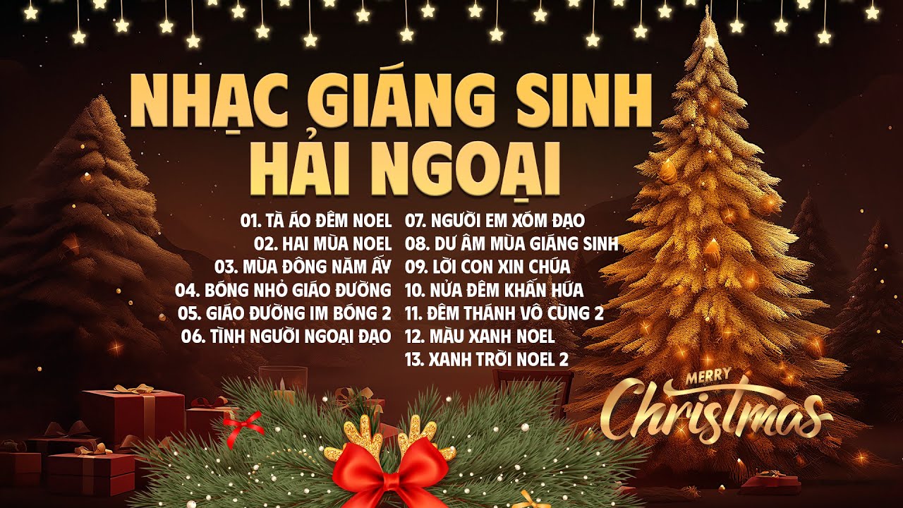 Tà Áo Đêm Noel, Hai Mùa Noel - Lk Nhạc Giáng Hải Ngoại Hay Nhất 2023 - Nhạc Noel 2023