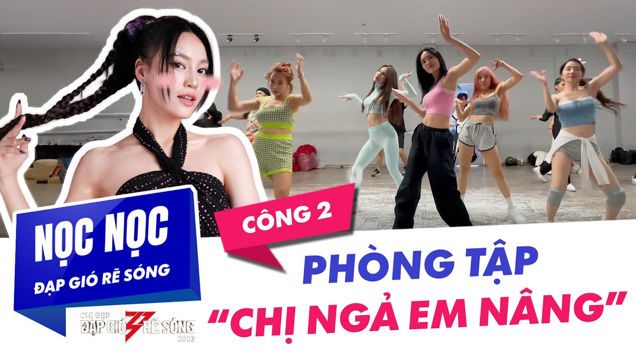 Tập luyện cùng Team Chị ngả em nâng tại phòng tập || Nọc Nọc đạp gió rẽ sóng