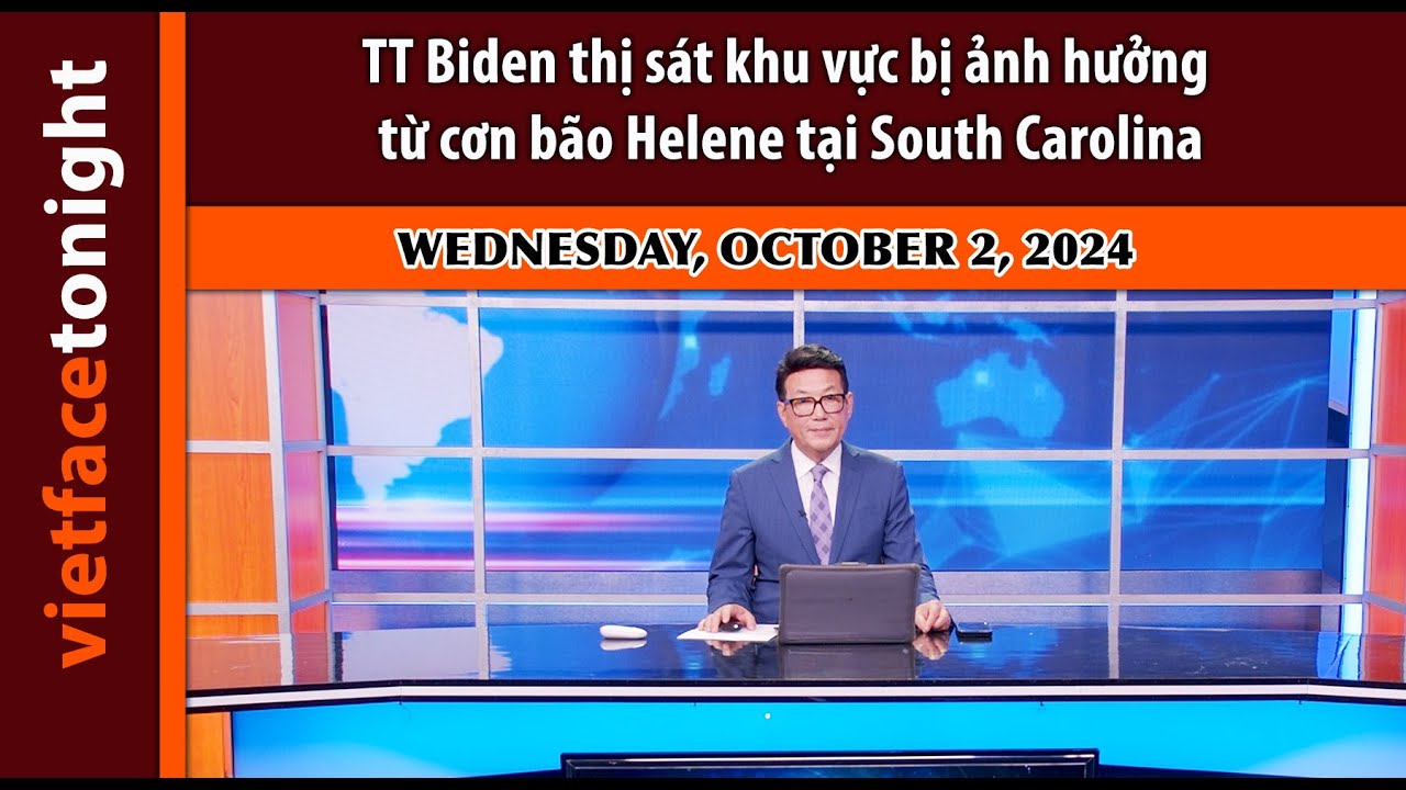 VF Tonight | TT Biden thị sát khu vực bị ảnh hưởng từ cơn bão Helene tại South Carolina | 10/2/24