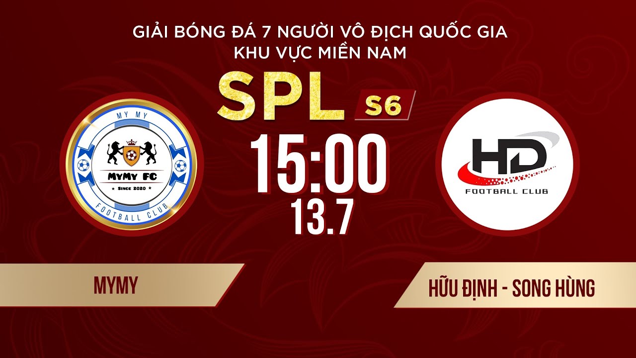 🔴Trực tiếp: MYMY - HỮU ĐỊNH SONG HÙNG | Giải bóng đá 7 người VĐQG Bia SaigonCup 2024 #SPLS6